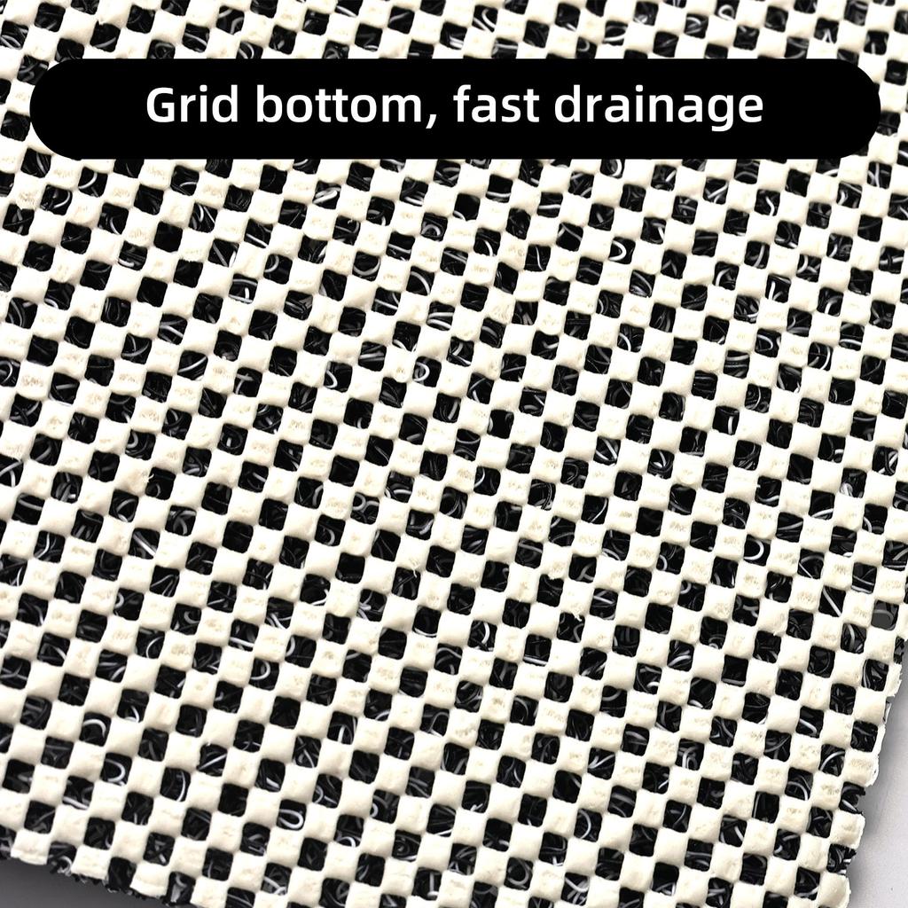 Non-slip Rubber Backing, Durable Entrance Door Mat, Non-slip Rubber Backing, Durable Entrance Door Mat, PVC Material, Hand-washa