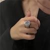 Creative Alloy Vintage Y2K Finger Watch Rings for Women Men Elastic Stretchy Roman Quartz Mini Watches Rings Punk Anillos Gift