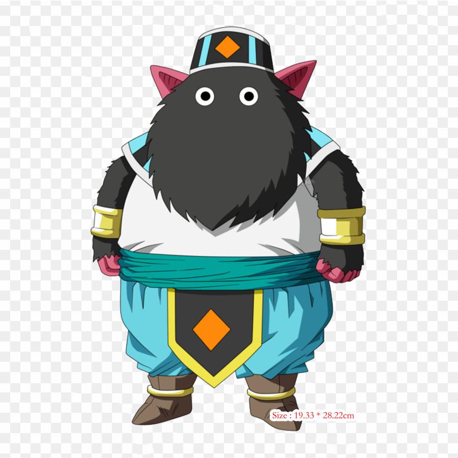 Záplaty na oblečení Taška Žehlička na termonálepky Imagens Do Jiren Em Goku Beerus Vzor Omyvatelný přenos tepla
