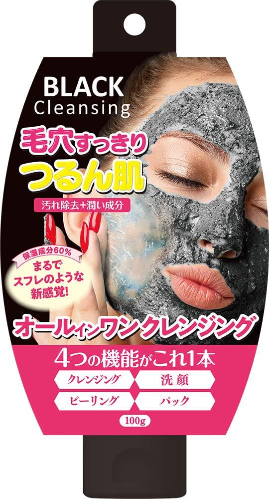 

Infinity Black Cleansing 100g Face Wash Peeling Pack Pore All-in-one