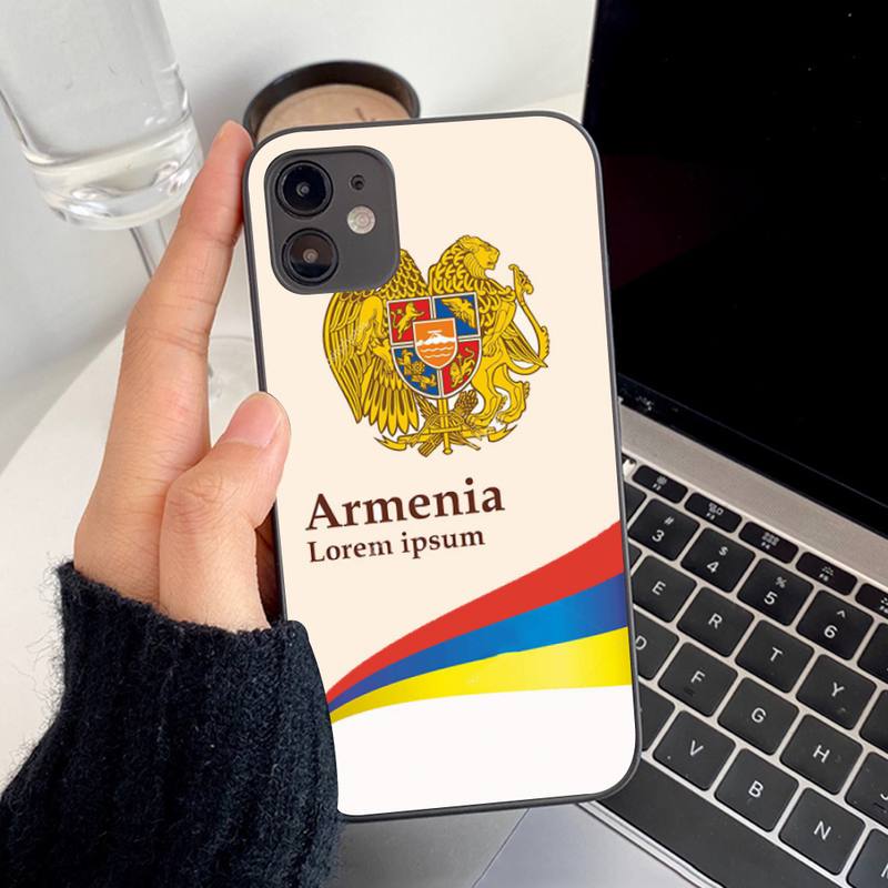 Armenia Armenians Flag Phone Case for Iphone 13 8 7 6S Plus X 5S SE 2020 XR 11 12 Mini Pro XS MAX