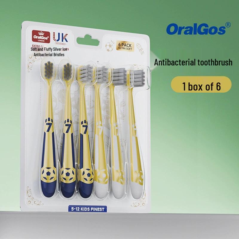 Korean Children's Soft Bristle Cartoon Lion Toothbrush (Ages 3-12) for Oral Care