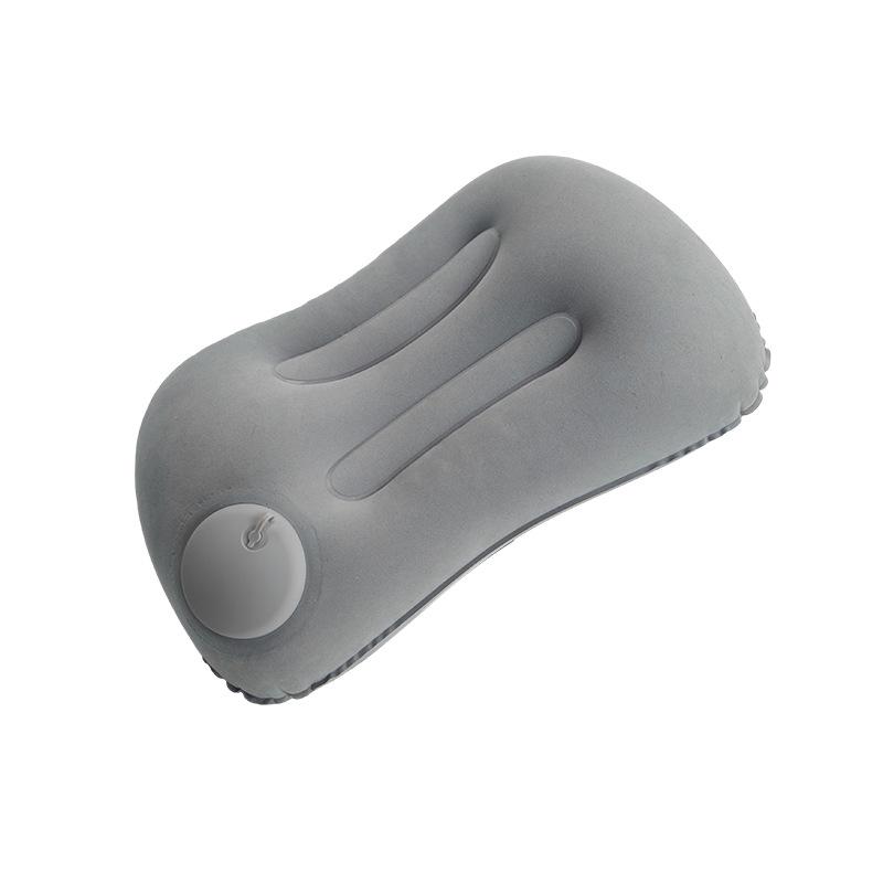 Nafukovací polštářek stiskni a slož: Velká podpora krku a beder pro kempování a cestování