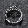  Hot Selling Silver Jewelry Thai Silver Ring European and American Fashion Crown Ring Retro Ring