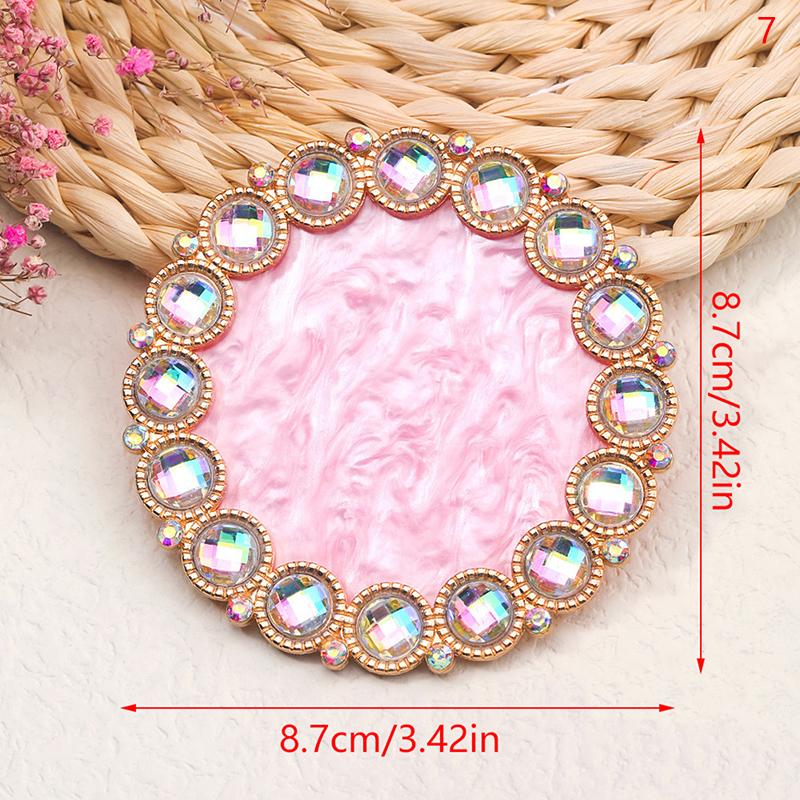 1Pcs Pearl Nail Art Palette False Nail Tips Drawing Board Display Stand Resin Showing Shelf Salon Manicure Tools
