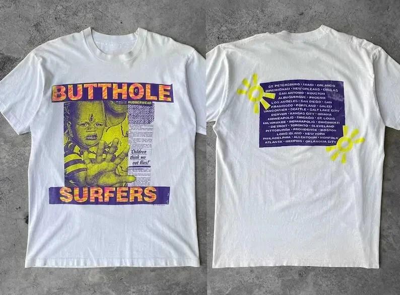 Butthole Surfers Rock Band 1993 Tour Concert Tee Unisex T-Shirt XXXXL