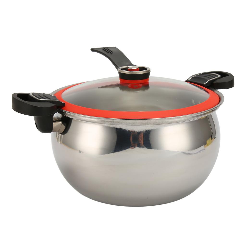 7L Kitchen Pressure Cooker Stainless Steel Pressure Cooker Household Soup Mt Pot for Induction Cooker Gas Range