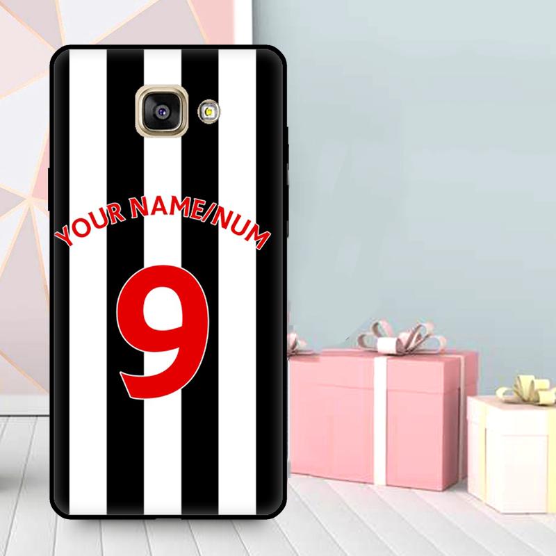 Personalised Football Number Strips Case For Samsung Galaxy J3 J5 J7 J1 2016 A3 A5 2017 J4 J6 J8 A7 A9 A6 A8 Plus 2018 Cover