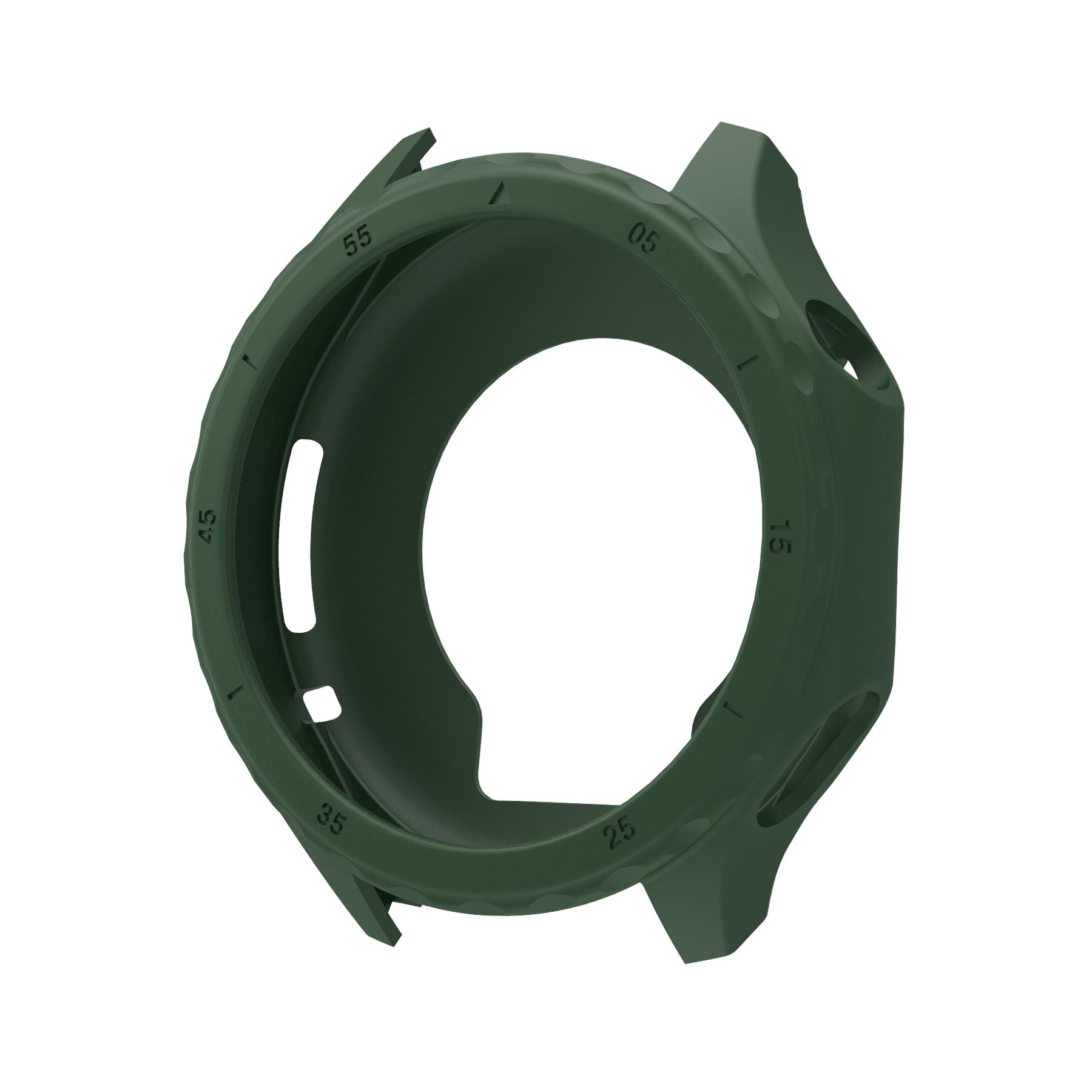 

Soft Silicone Case For OPPO Watch X2 Screen Protective Anti-Scratch Shell Cover Bumper for OPPO Watch X2 Smartwatch Accessories темно-зеленого