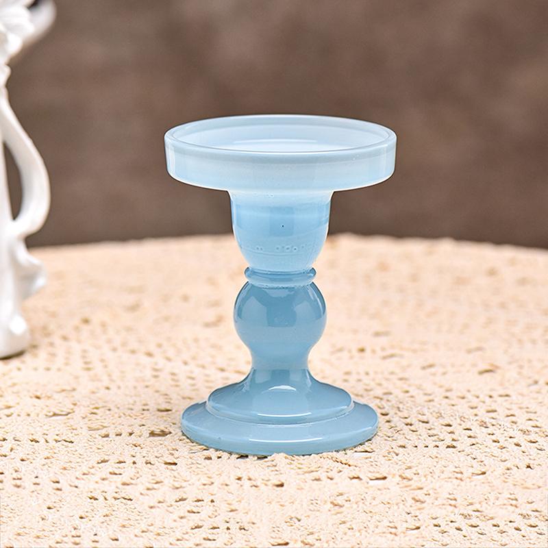 Portacandele a colonna in vetro Candeliere Portacandele affusolate per casa Camino Tavolo Bagno Decorazione Matrimonio