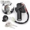 Motorcycle Ignition Switch Fuel Gas Cap Seat Lock Key For Yamaha YBR125 YBR 125 YBR 125 2005 2006 2007 2008 2009