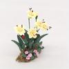 1pcs 1:12Resin Yellow Painting Crafts Miniature Scene Ornaments Pocket Furniture Arrangement Garden Scene Flowers and Greenery Potted Plants