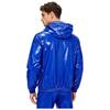S-3XL Men Waterproof Hooded Jacket Long Sleeve Front Zip Up Drawstring Raincoat Windbreaker for Hiking Fishing Biking Outdoor