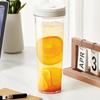 1L Cold Water Kettle Transparent Plastic Jug with Wide Mouth High-capacity Beverage Pot for Water Juice Iced Tea Milk