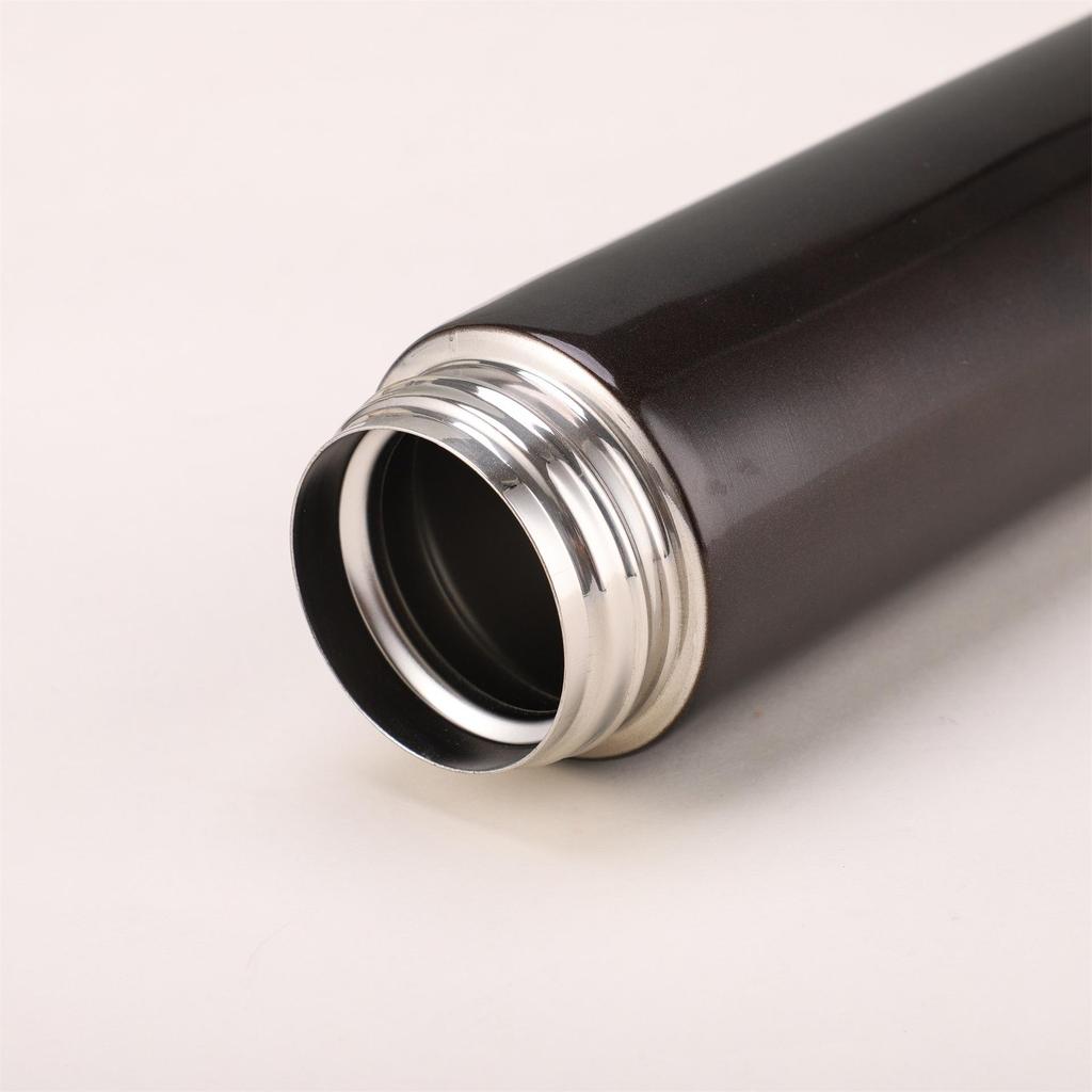 Stainless Steel Unisex Flip-Top Vacuum Thermos Cup - Fashionable & Portable for Outdoors and Business Meetings.