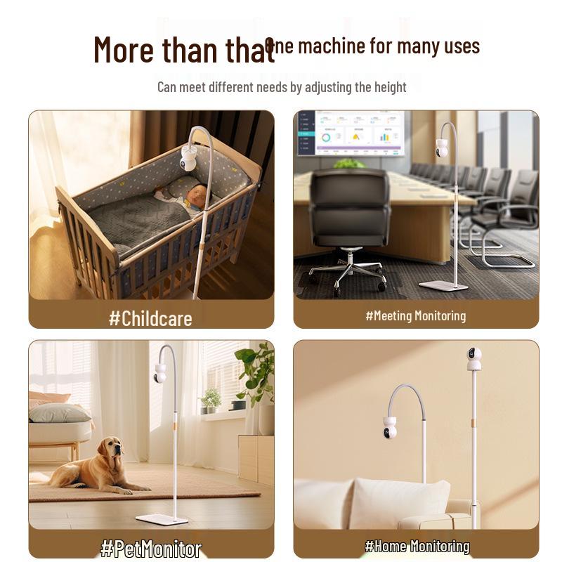 Universal Drill-Free Baby Crib Camera Floor Stand