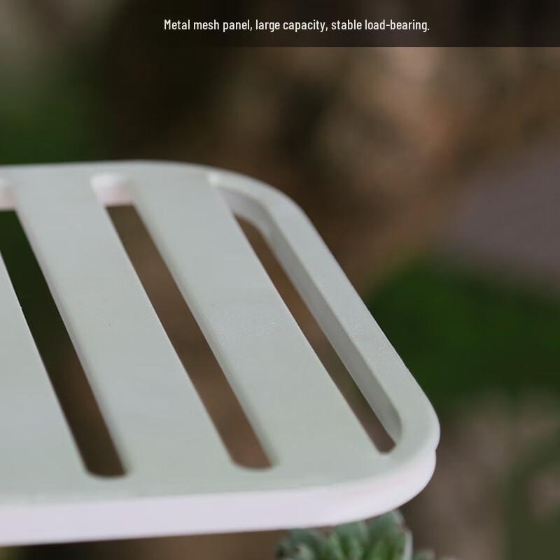 Miling Indoor Iron Flower Stand with Wheels