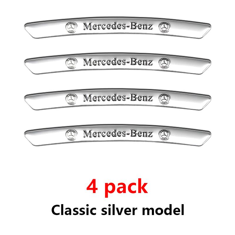 Aluminum Metal Car Wheel Hub Rim Sticker Emblem Badge For Mercedes Benz E C G M R S Class W204 W212 GLC AMG 4MATIC Accessories pp1