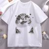 Funny Pee Cat Meme Tshirt Unisex Unisex Silly Retro Vintage Graphic T Shirts Cats Lover Cotton Y2k Clothes Comfortable Streetwear
