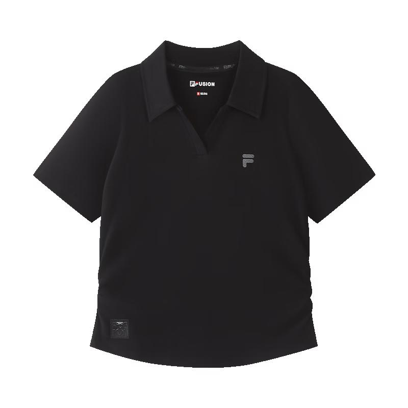 Женская вязаная футболка-поло с коротким рукавом FILAFUSION S