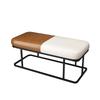 Light Luxury Iron Shoe Stool - Nordic Cloakroom Bench for Living Room