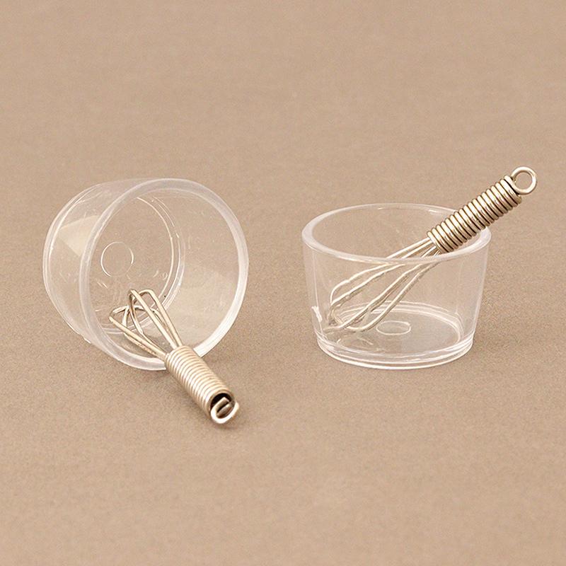 1 Set Dollhouse Miniature Egg Bowl Egg Beater Rolling Pin Pan Kitchen Model Decor Toy Doll House Accessories