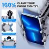 Upgraded Metal Phone Mount For Jeep Wrangler JL JLU 2018- And Gladiator JT     Phone Holder Dash Mount System Kit Dashboard Accessories Driver Side