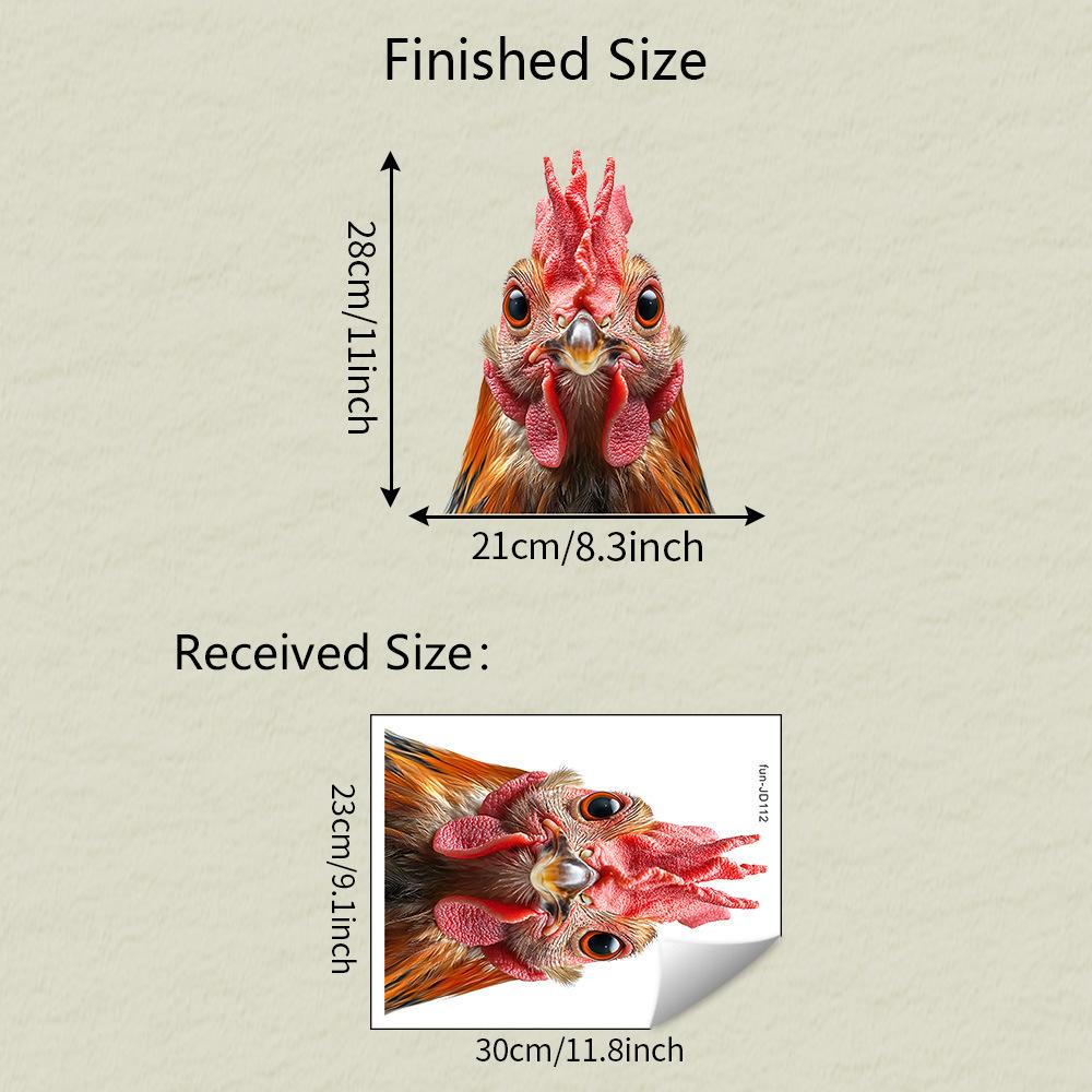 

Имитация Животного Петух Балкон Стекло Украшение и Декор Статическое Электричество Наклейки на Окна