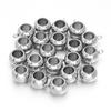 10-20 stuks/partij Roestvrij Staal Spacer Kralen Hanger Charms Sluitingen Oogjes Grote Gat Kralen Voor Sieraden Maken DIY Accessoires