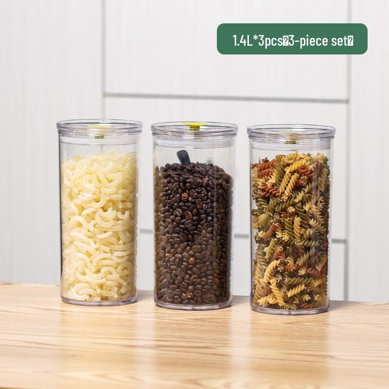 Zhi Shi Transparent Round Plastic Food Storage Container Set