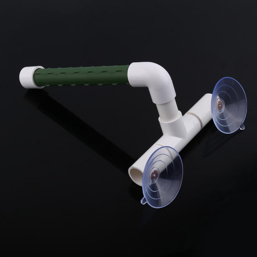 Bird Perches Budgie Foldable Suction Cup Window Shower Bath Wall Grinding Stand Toy