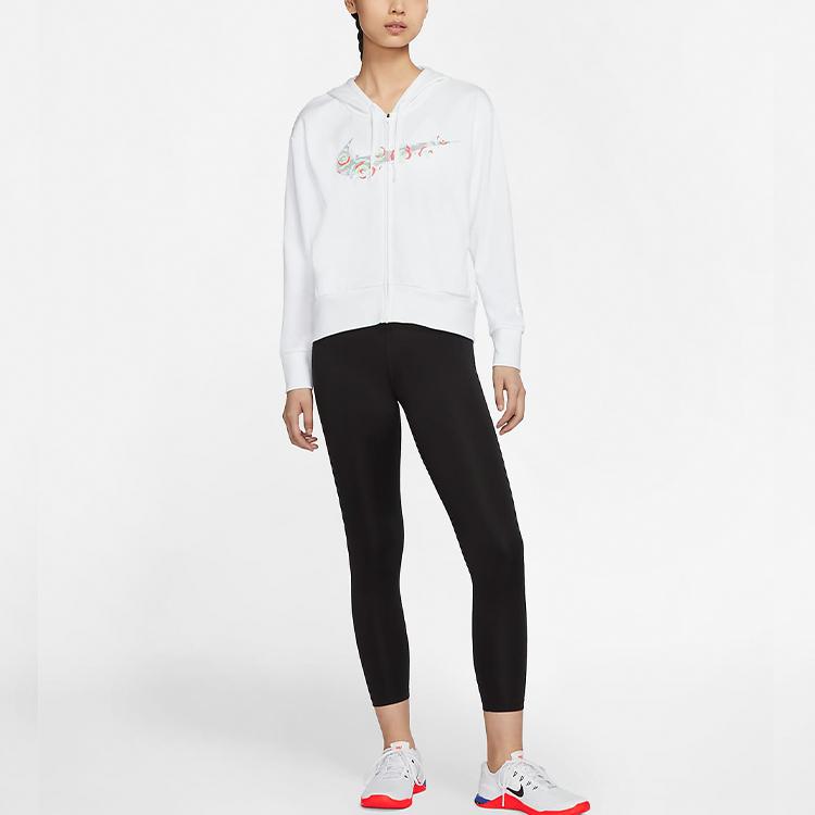 Nike Get Fit Li Na Series Casual Pullover Hoodie Women hoodies White CZ8649-100