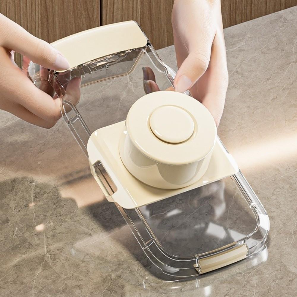 5 austauschbare Klingen Gemüse-Schneidwerkzeug Manuelle Bedienung Gemüseschneider Küchengebrauch