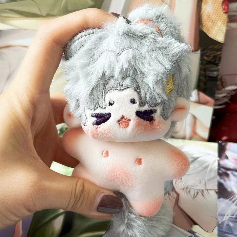 10cm Kawaii Naked Cotton Idol Peluche Bambola Imbottita Super Star Figura Bambola Carina Luce e Notte Anime Periferiche di Gioco Corpo Bambola Regalo