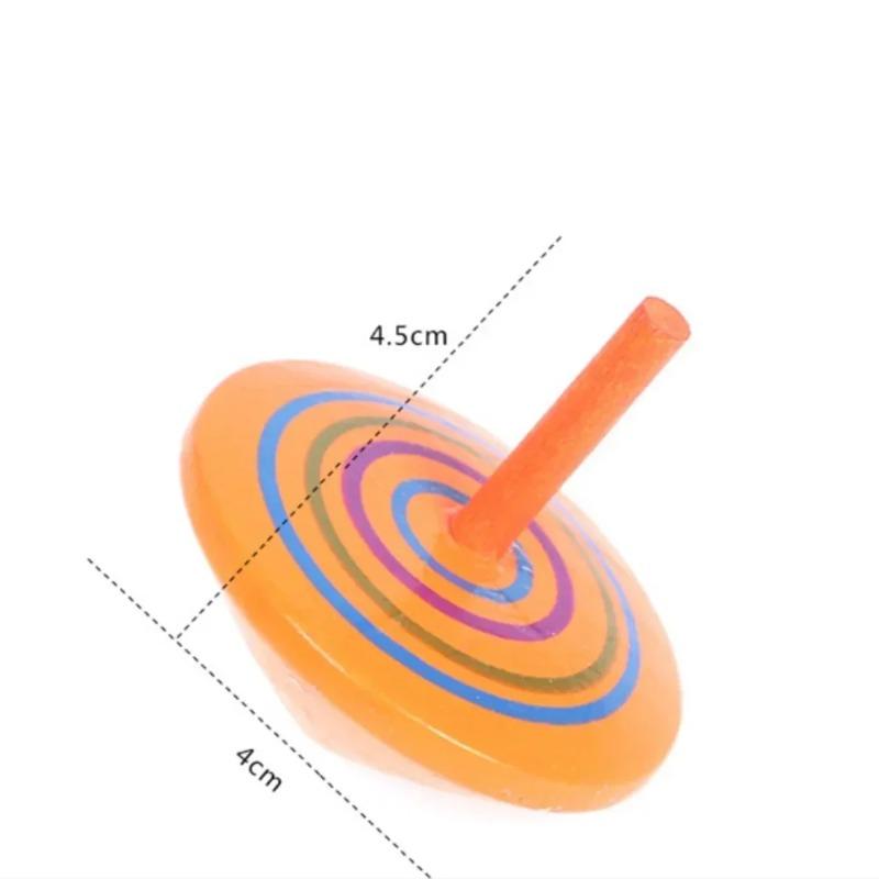 Fun Wooden Spinning Tops for Children’s Party Gifts  Birthday Carnival Gift Souvenirs Back-to-school Classroom Rewards