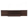 4 String Ukulele Bridge Accurate Shaped Hard Rosewood Retro Guitar Bridge with Cow Bone Saddle Nut