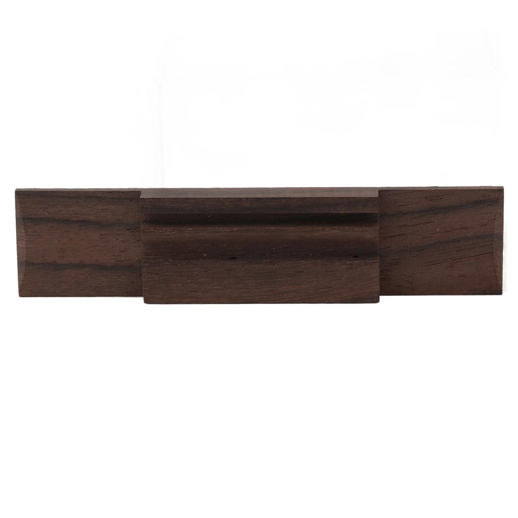 4 String Ukulele Bridge Accurate Shaped Hard Rosewood Retro Guitar Bridge with Cow Bone Saddle Nut