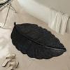 Special-shaped Leaf Diatom Mud, Dirt-resistant and Non-slip Bathtub Quick-drying Floor Mat At the Door of the Bathroom