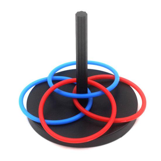 Rubber Horseshoe Circular Throwing Ring Children Intellectual Puzzle Game Toys
