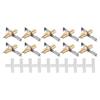 10 Pack Rabbit Water Feeder Copper Rabbit Nipple Drinker Feeder for Bunny Rodent Poultry
