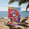CUTE R-Regular-r Cartoon Towel Large Quick-Drying Microfiber soft Beach Towel for Travel Fitness Sauna Bathing Camping