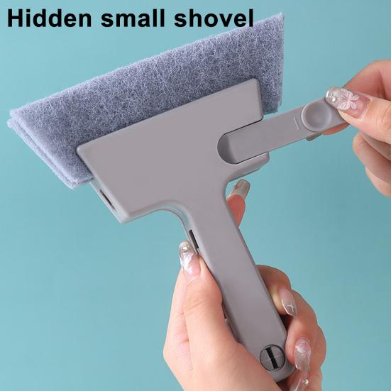 1/2/3Pcs Cleaning Cloth Groove Cleaning Brush Window Track Cleaner Brush Handheld Groove Cleaning Tool with Sponge Bristles