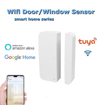 Wireless Home Security Intelligente Türsensor-Detektoren WiFi-Tür-Fenster-Sensor Magnetdetektor Tür-Offen-/Geschlossen-Detektoren Magnetsensor