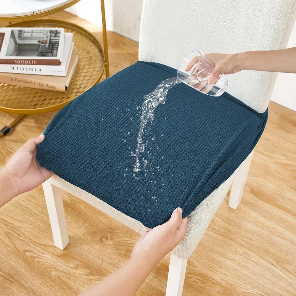 Half Chair Cover Universal Dining Chair Waterproof And Anti-Fouling Chair Cover Sitting Surface Cover Four Seasons