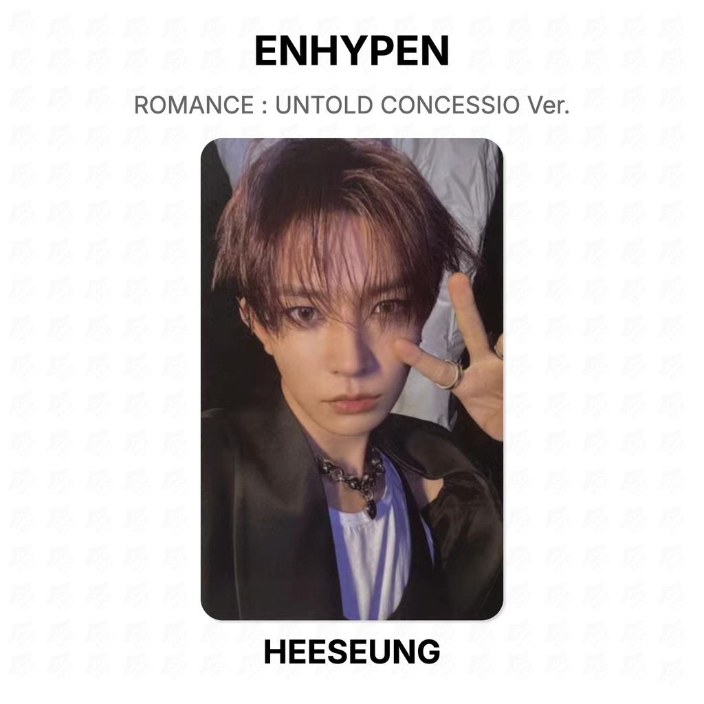 ENHYPEN ROMANCE : UNTOLD CONCESSIO Ver. Official Photocard