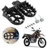 CRF50 Foot Pegs,CRF 50 Footpegs 2025 2024-2013 Dirt Pit Bike,CNC Aluminum AlloyMotorcycle,Wider Platform,Black