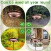 Garden Birdbath Metal Outdoor Standing Bird Bath 81CM Adjustable Height Bird Feeder Bowl for Home Patio Yard Garden Decoration