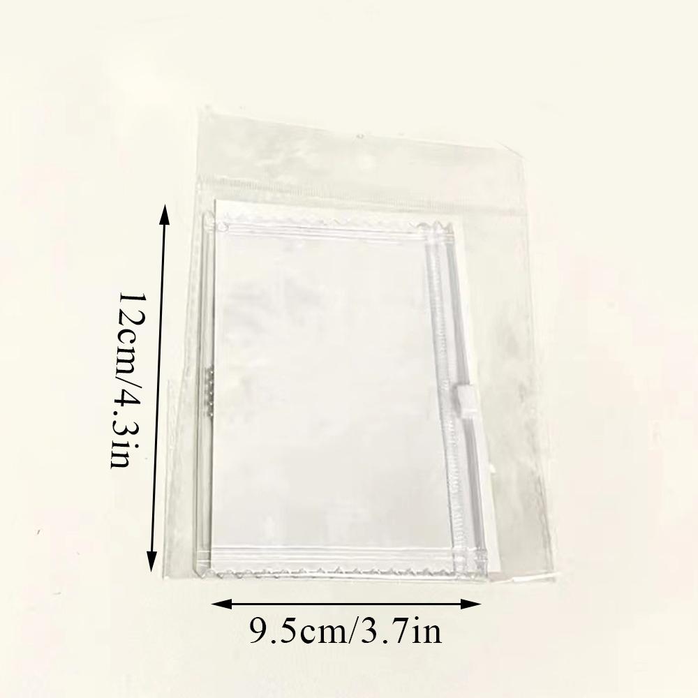 INS Transparent Candy Bag Badge Holder Korean Photocard Holder Display Bag Pendant Idol Photo Card Protective Cover Card Holder