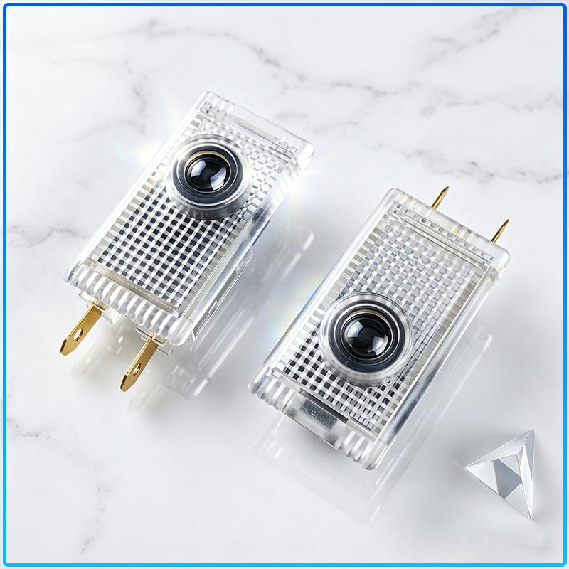 2 Stück LED Auto Tür Willkommenslicht HD Laser Projektor Lampe für Opel Astra C G H Insignia J K Zafira B Corsa Vectra C Corsa C