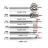 6Pieces Carbides Rotary Burr Set Die Grinder Bit 3mm Shank Grinder Drill Rotary